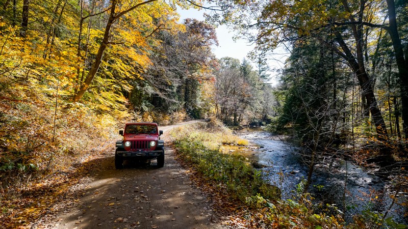 Pennsylvania: Salmon Creek Road Hero Photo