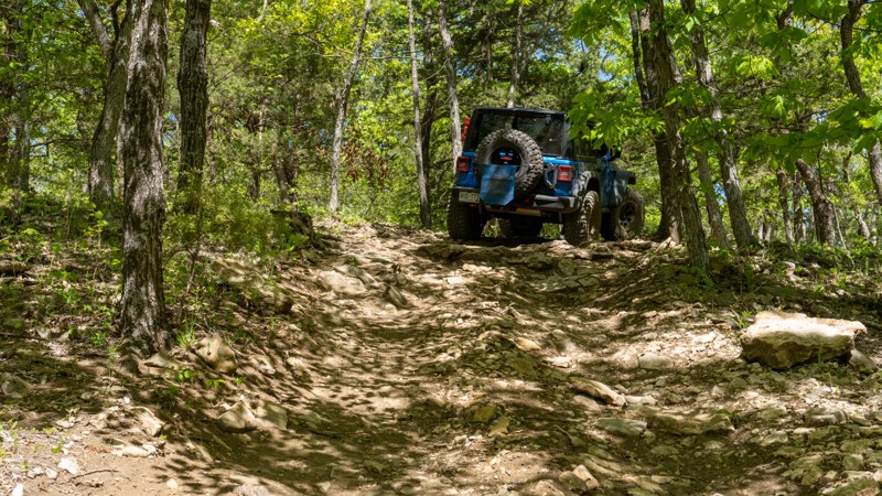 Starkys Bomb - Kansas Rocks Recreation Park Trail Review Photo