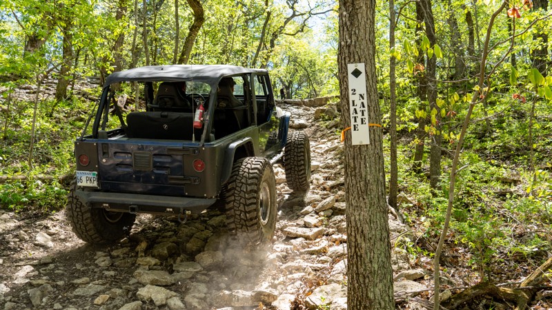 2 Late Nate - Kansas Rocks Recreation Park Trail Review Photo