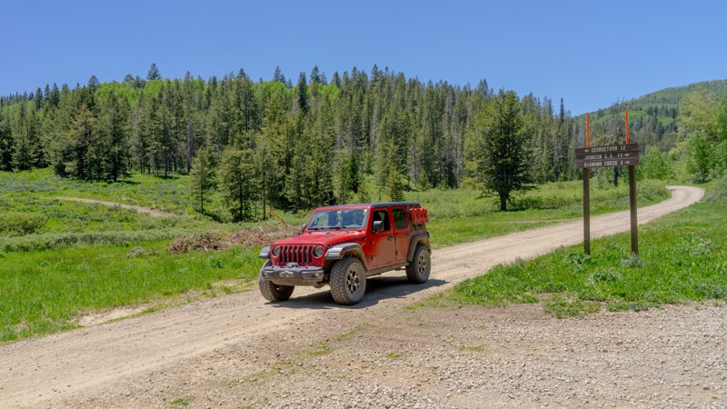 Idaho: Georgetown Canyon Road Hero Photo