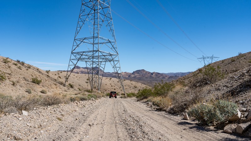 Nevada: Powerline Wash Road Hero Photo