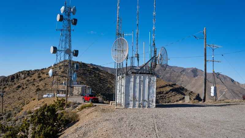 Nevada: Microwave Tower Road Hero Photo