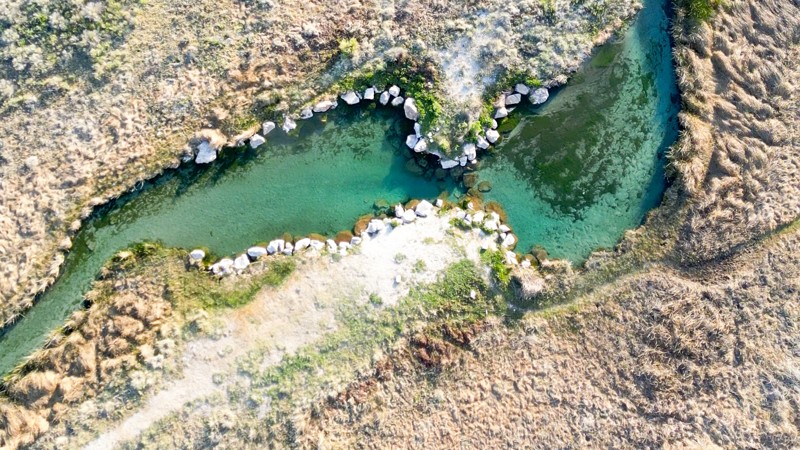 Nevada: Hot Creek Spring Hero Photo