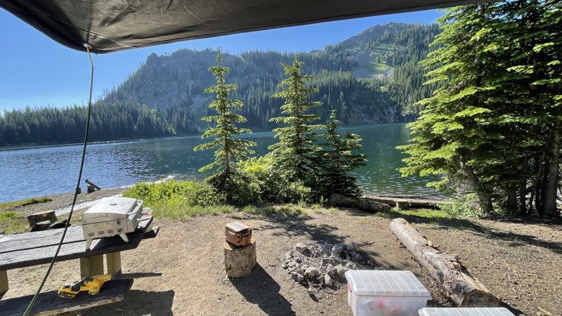 Black Lake Campground Trail Review Photo