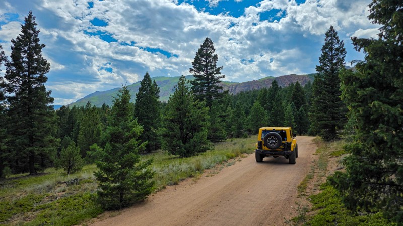Colorado: Wigwam Trailhead Road Hero Photo