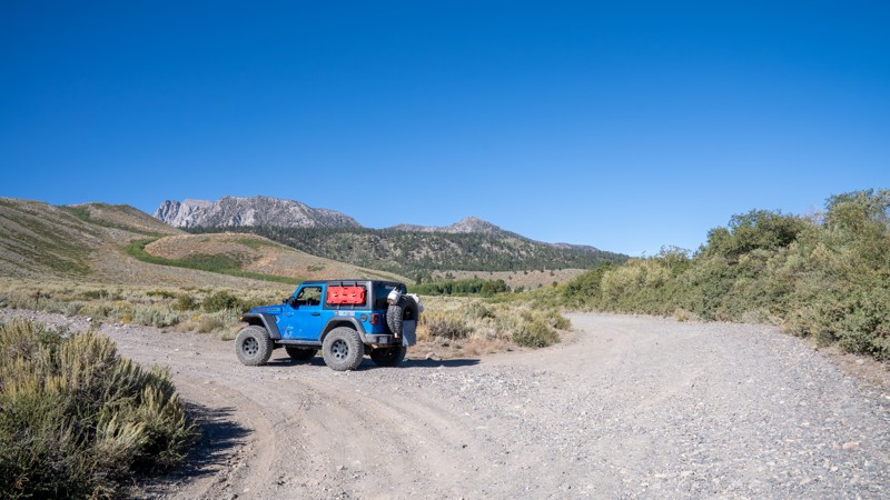 California: Sherwin Creek Road Hero Photo