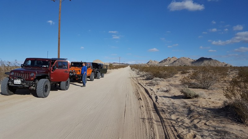 Cougar Buttes - Waypoint 1: Turn off Camp Rock Road Onto Cambria Road