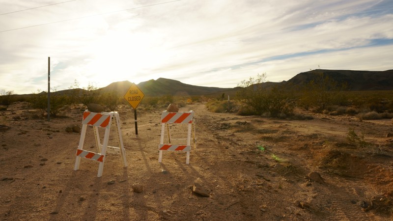 Mojave Road - Waypoint 22: West to Follow Mojave Road/South to Bypass