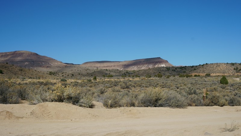 Mojave Road - Waypoint 42: New York Mountain Road Go Left/South