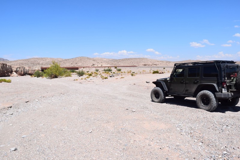 Bitter Springs Back Country Byway - Waypoint 31: Y intersection