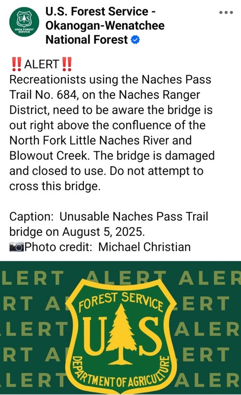 Naches Trail Trail Review Photo