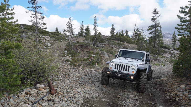 Fordyce Jeep Trail - Waypoint 31: 13E08/Excelsior Mine Spur Intersection - Continue Straight