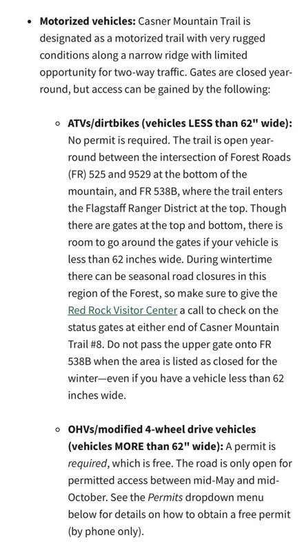 Casner Mountain Trail Trail Review Photo