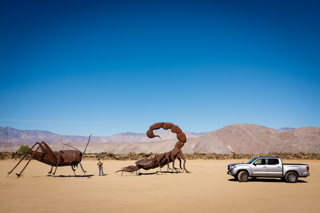 Anza Borrego Metal Sculptures California Offroad Trail