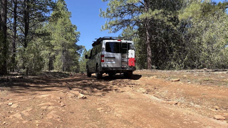 FR 301 to Fisher Point Trailhead Trail Review Photo