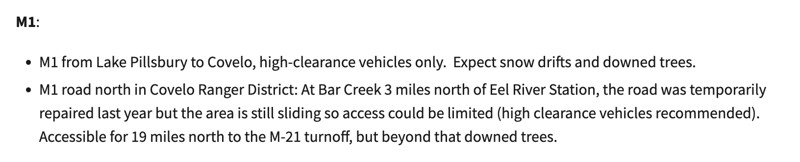 Pillsbury-Indian Dick Road Trail Review Photo