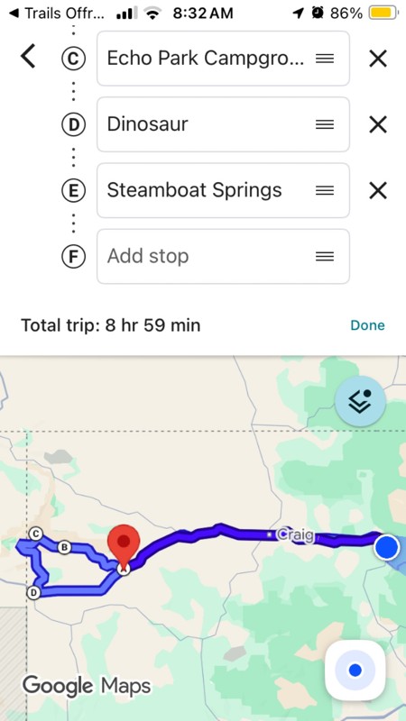 Yampa Bench Road Trail Review Photo