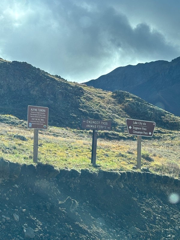 Engineer Pass Road Trail Review Photo