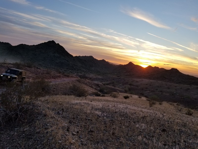 Arizona: Buckskin Mountain Trail - AKA Back Way To The Desert Bar - Parker Hero Photo