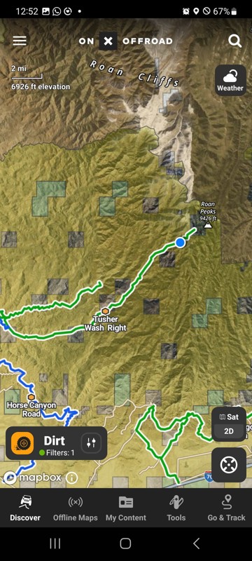 Upper Tusher Canyon Trail Review Photo