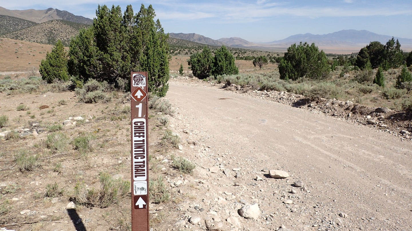 Chiulos Canyon Road - Waypoint 1: Chiulos Canyon Road Trailhead