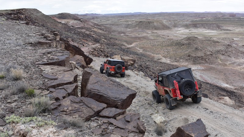 Utah: Orange Trail Shelf Road Hero Photo