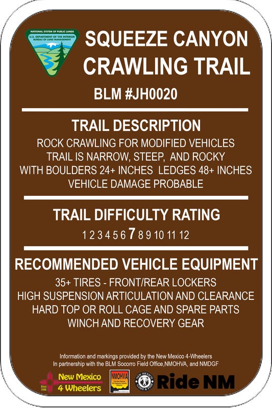 Squeeze Canyon Trail Review Photo