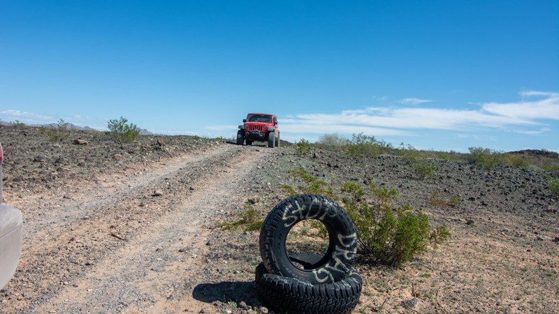 El Camino del Diablo - Waypoint 30: Pinecate Lava Flow Exit - Continue Straight