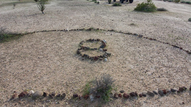 El Camino del Diablo - Waypoint 36: Circle "8" Massacre / Grave Site - Out and Back