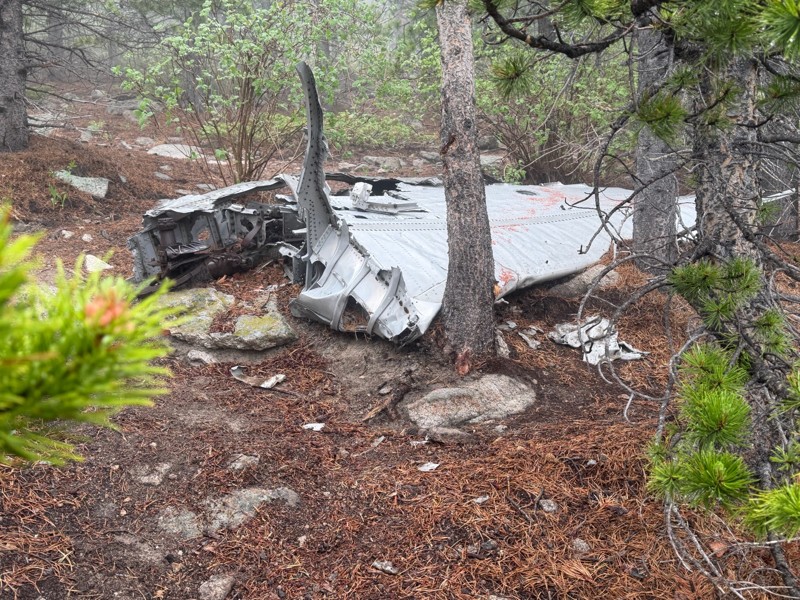 T-33 Plane Crash Trail Review Photo