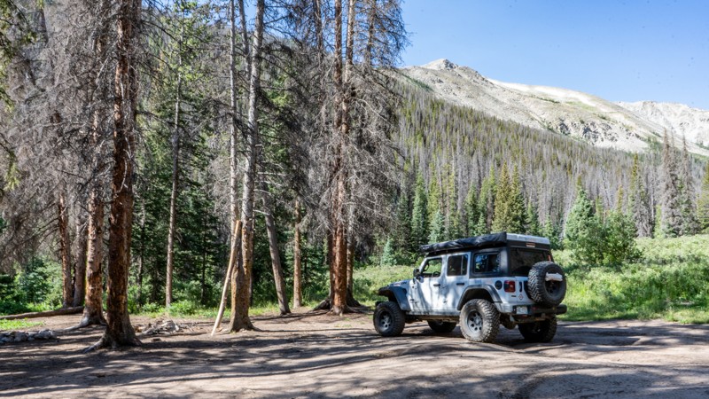 Tincup Pass - Waypoint 7: Campsite