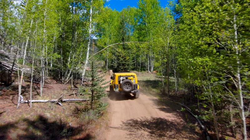 Colorado: Schoolmarm Mountain Road Hero Photo