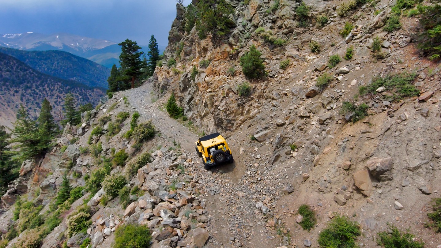 Saxon Mountain Road - Waypoint 7: Scree Pile - Caution