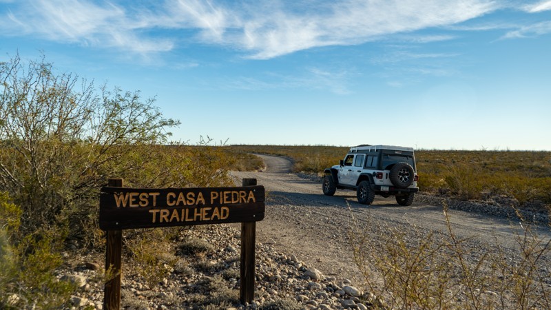 Casa Piedra - Waypoint 10: West Casa Piedra Trailhead to Chupadero de Tomas Hernandez Trailhead