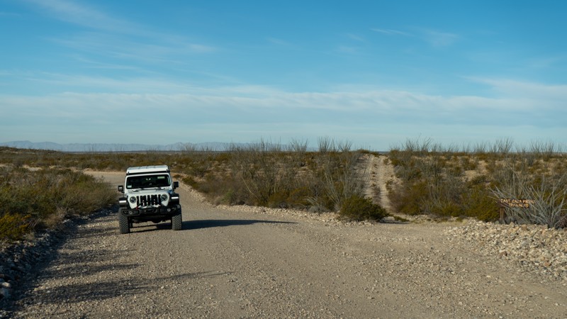 Casa Piedra - Waypoint 11: Casa Ramon to Cat and Chupadero Springs Trailhead - Continue Straight