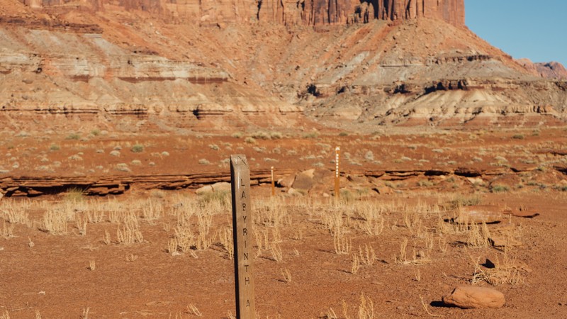 White Rim - Waypoint 58: Labyrinth Camp - Stay Right