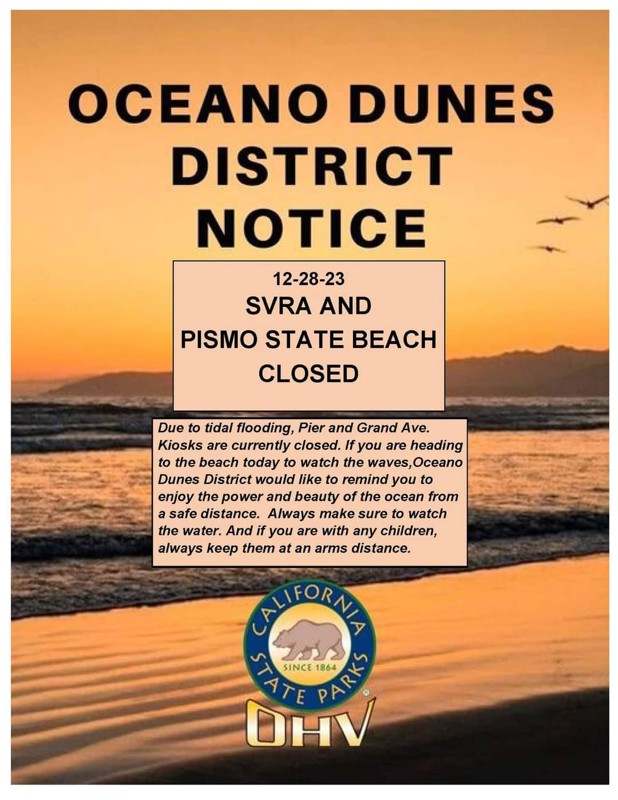 Oceano Dunes SRVA aka Pismo Beach Trail Review Photo