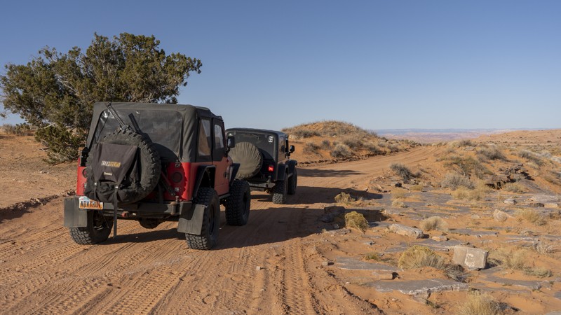 Hole in the Rock Trail - Waypoint 6: Spur - Continue Straight