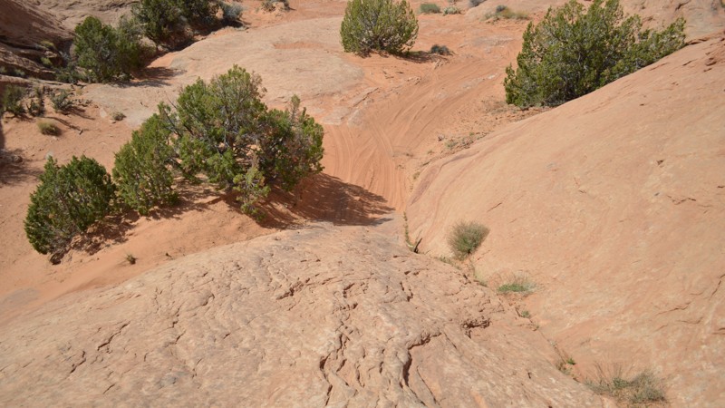 Hole in the Rock Trail - Waypoint 66: Optional Lines