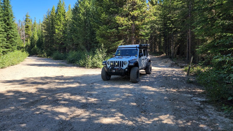 Blacktail OHV Trail aka Blacktail-Wild Bill ORV Trail System - Waypoint 7: Middle Blacktail - Stay Left