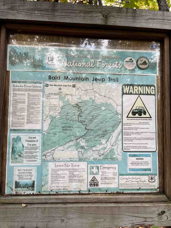Bald Mountain Jeep Trail aka Big Levels Trail Review Photo