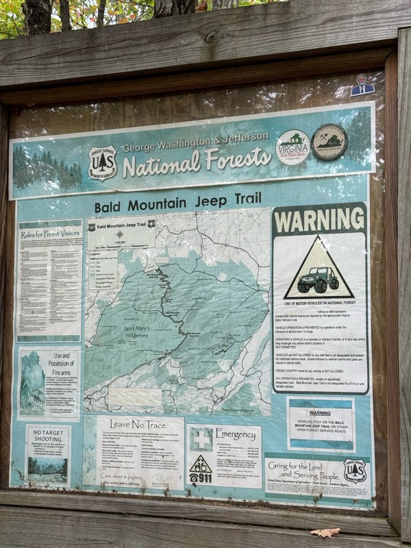 Bald Mountain Jeep Trail aka Big Levels Trail Review Photo