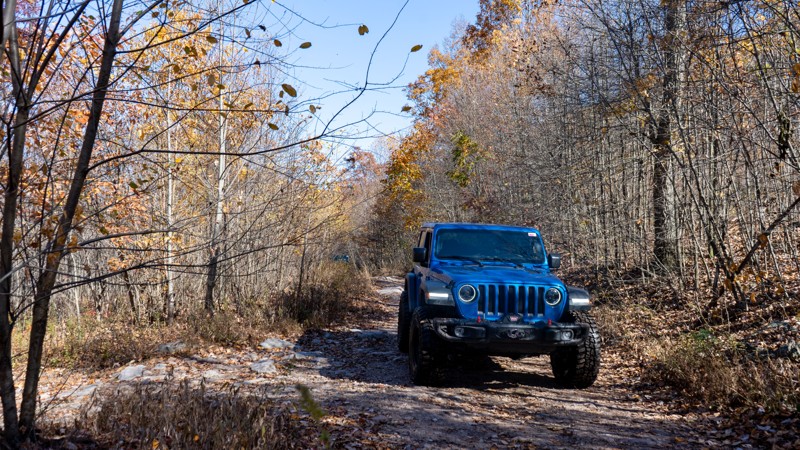 Rausch Creek Off Road Park: 11 - Waypoint 4: 10B Trailhead - Continue Straight