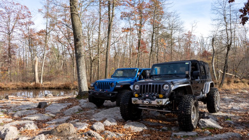 Rausch Creek Off Road Park: Crawler Ridge - Waypoint 1: Trailhead and First Set of Obstacles