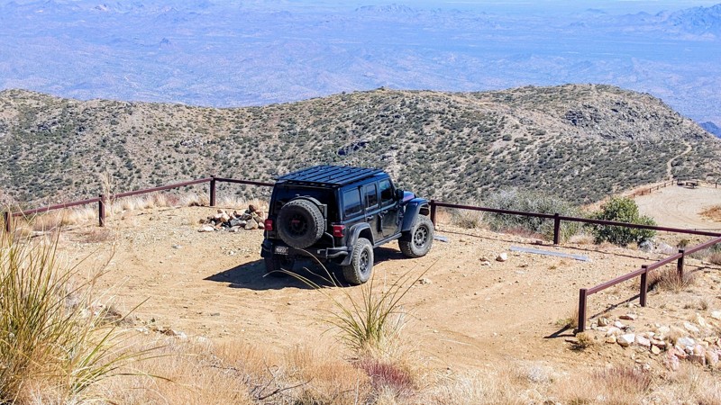 Harquahala Mountain Summit Road Trail Review Photo