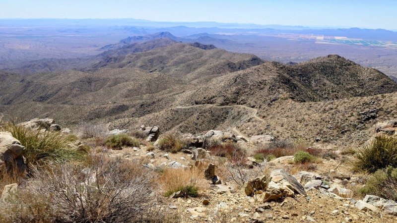 Harquahala Mountain Summit Road Trail Review Photo