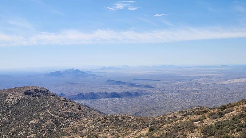 Harquahala Mountain Summit Road Trail Review Photo