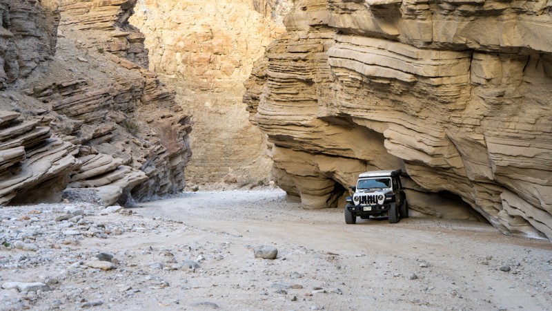 Fish Creek Trail - Anza Borrego - Waypoint 6: Scenic Steps Rock Formation