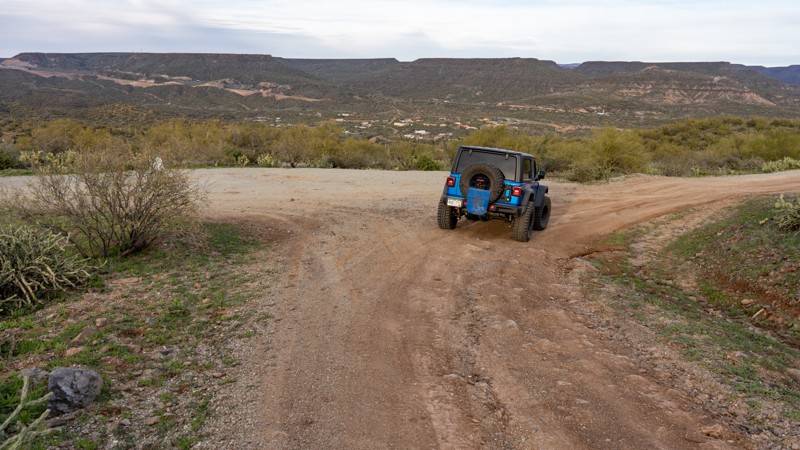 Black Canyon OHV Trail - Waypoint 16: T-Intersection