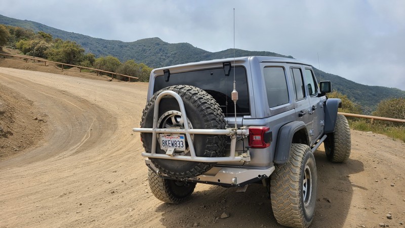 Maple Springs Road - Waypoint 19: Switchback and Closed Play Area